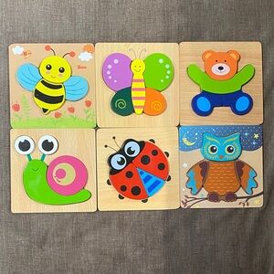 Colorful Animal Puzzle Set for Kids